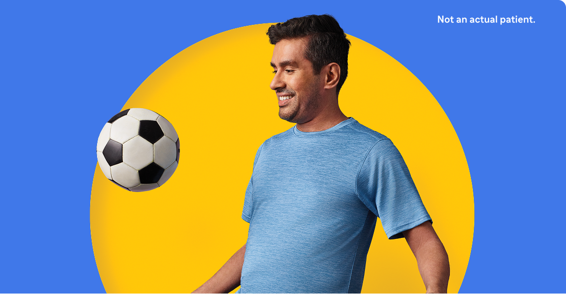 Image of person playing soccer